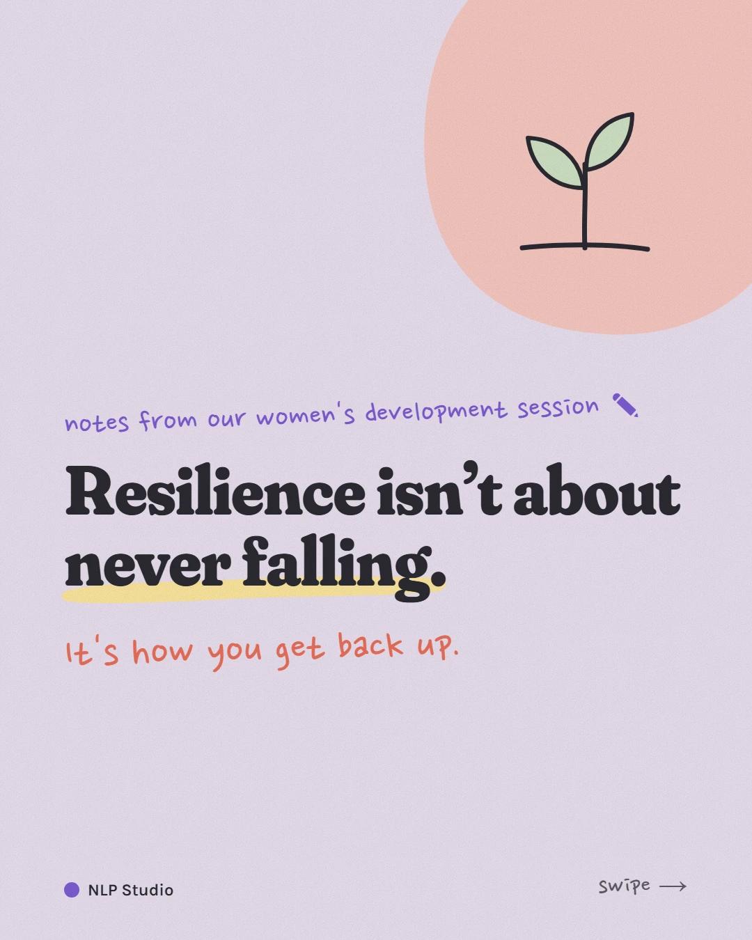 Resilience isn't about never falling. It's how you get back up.